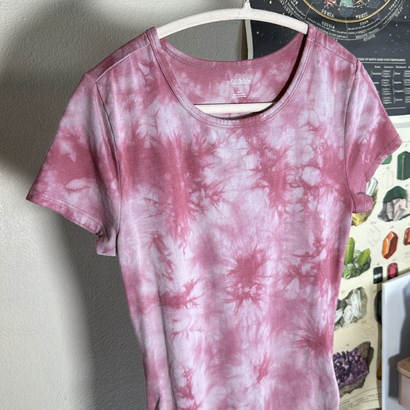 Berry Tie-Dye Bodycon Dress with Drawstring Waist, Wild Fable Medium - Picture 4 of 7